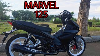 PAANO MAG REPAINT NG MAGS EURO MARVEL 125 [upl. by Eachern]