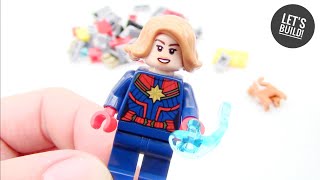 LEGO Captain Marvel Captain Marvel and The Skrull Attack 76127  Lets Build [upl. by Darrin]