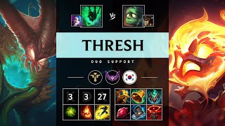 Thresh Support vs Amumu  KR Master Patch 1419 [upl. by Pals366]