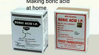 Making Boric acid at home No Borax Slime [upl. by Suiravad]