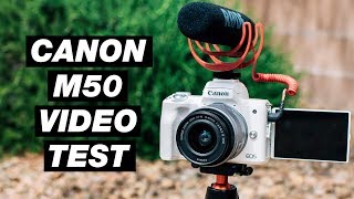 Canon M50 Video Test 4K and Slow Motion [upl. by Kattie]