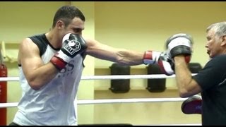 Vitali Klitschko vs Dereck Chisora  Klitschko training [upl. by Aihsile]