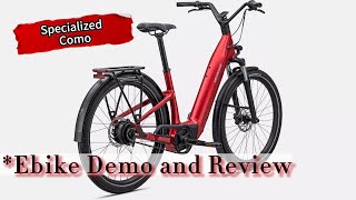 Specialized Como  Ebike Demo and Review  Demo provided by MackCycle [upl. by Zawde922]