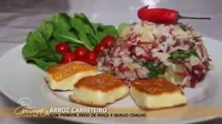 Arroz Carreteiro com queijo coalho [upl. by Tav375]