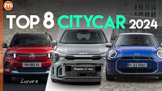 Novità CITYCAR 2024  Oltre a nuova PANDA nuova YPSILON nuova CITROEN C3 cè un mondo La TOP 8 [upl. by Nolad647]