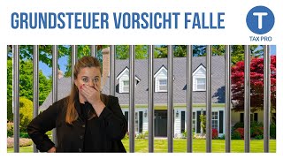 Grundsteuer Wie teuer wird es Vorsicht Falle Steuerbescheid [upl. by Becki]