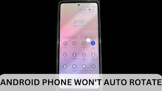 Android Phone Screen Wont Rotate Heres How to Fix Phone AutoRotate Not Working [upl. by Meli535]