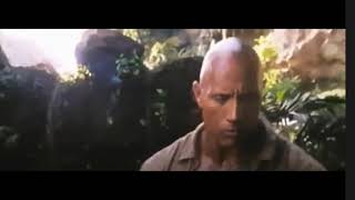 Jumanji 2 full movie clip  The Rock falling off the cliff [upl. by Phelia]