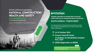 Employment and Labour 2024 National Construction HealthandSafetyConference [upl. by Asiek]