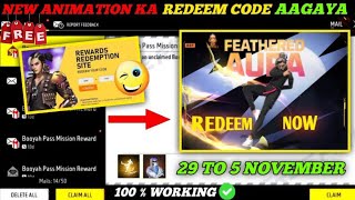 FREE FIRE REDEEM CODE TODAY 2 NOVEMBER REDEEM CODE FREE FIRE  FF REDEEM CODE TODAY 2 NOVEMBER [upl. by Aro]