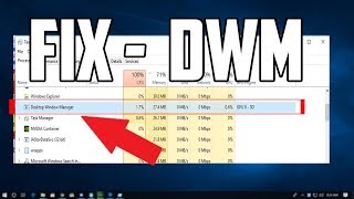 How To Fix Desktop Window Manager High CPU Usage quotDWMEXEquot [upl. by Australia]