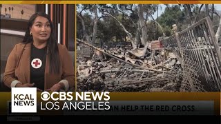 American Red Cross seeks donations and volunteers amid the SoCal fires [upl. by Cortie]