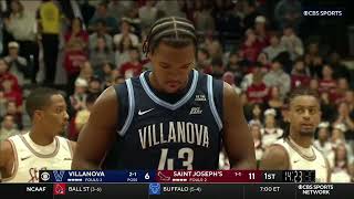 Villanova vs Saint Josephs  Men Basketball Nov 122024 [upl. by Ellehsal]