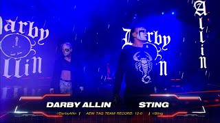 Darby Allin amp Sting Entrance  AEW Collision November 11 2023 [upl. by Mohn]