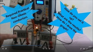 GCSE Combined Science  Physics  Required Practical 16b  NonOhmic Conductors [upl. by Latsirhc656]