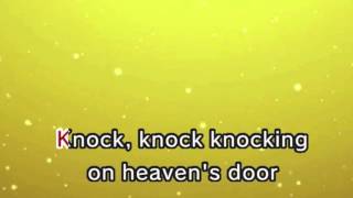 Avril Lavigne  Knockin On Heavens Door Karaoke and Lyrics Version [upl. by Irual]