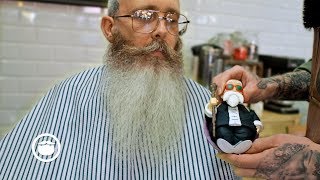 Master Barber Gets His Own Beard Trimmed [upl. by Hanna]