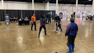 SoCal Swordfight 2024 Cinquedea Tournament Pools [upl. by Pacian853]