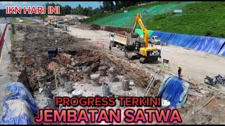 IKN HARI INI  progress kontruksi jembatan satwa tol ikn [upl. by Aeht825]