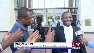 Ambulance trial State Prosecutor cross examines 3rd accused Richard Jakpa [upl. by Yemiaj]