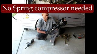 Learn the best way to replace a strut with and without spring compressors  Discover a better ride [upl. by Lleirbag369]