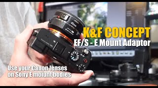 KampF CONCEPT EF  E IV AF Mount Adapter  Review [upl. by Aisined534]