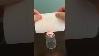 Unburned tissue scientific experiment that can be done at home  Parent child experiment [upl. by Iman]