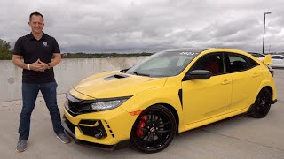 Is the Honda Civic Type R LE a BETTER hot hatch than a 2022 VW Golf R [upl. by Michaud930]