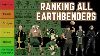 Ranking All Earthbenders in Avatar The Last Airbender and Legend of Korra  Tierlist [upl. by Nollek189]