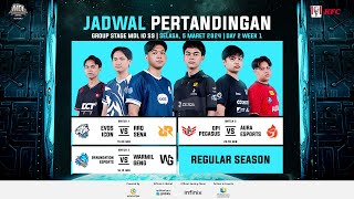 🔴LIVE  MDL ID S9  Regular Season  Hari 2 Minggu 1 [upl. by Atoiganap]