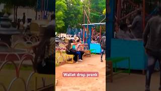 😂Wallet drop prank  shorts prank [upl. by Chaunce188]