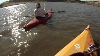 Kayak catfishing Palouse River WA GoPro [upl. by Warfourd]