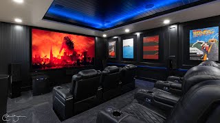 Highend Home Theater Build Reveal Basement Finished [upl. by Gates291]