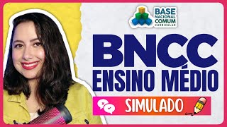 SIMULADO DE BNCC ENSINO MÉDIO  O que cai em Concursos de Professores [upl. by Leta115]