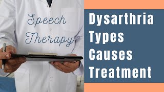 Dysarthria Types Signs Causes amp Treatment  Speech Therapy [upl. by Yenruoc308]