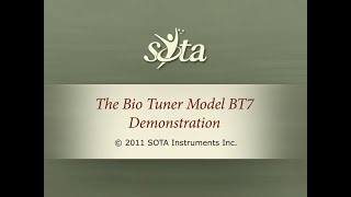 SOTA Bio Tuner  Model BT7  Demonstration [upl. by Kimura]