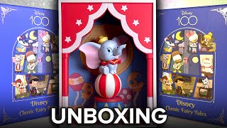 Unbox DISNEY 100 CLASSIC FAIRY TALES POP MART Blind Box Full Case Complete Set  8 Mystery Boxes [upl. by Aehsa868]