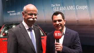 Daimler Chef im Interview in Genf 2015  Dieter Zetsche zur Entwicklung der Marke [upl. by Nolyak32]