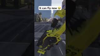 F1 flying car lol gta physics memegta5gtaonlinegameplayracing [upl. by Laen609]