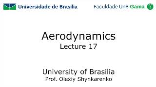 Aerodynamics Lecture 17 ThreeDimensional Incompressible Flow [upl. by Bethina702]