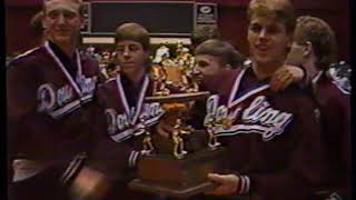 1991 IA HS St Wrestling Team Champion Awards Presentation [upl. by Atiragram821]