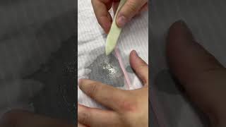 The process of removing 🩸 stains at a dry cleaners stainremoval howto shorts [upl. by Introk]