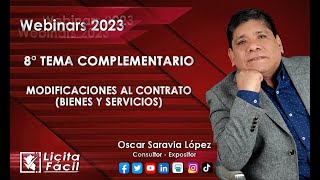 Modificaciones al Contrato Bienes y Servicios 2023 [upl. by Ahmad]