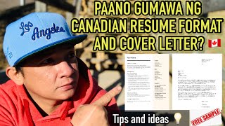 Para sa mga nag a apply sa Job Bank Canada 🇨🇦  Canadian resume and cover letter tips amp ideas 💡 [upl. by Akiehs]