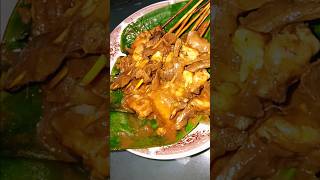 Sate Padang Ajo Manih di Tembalang Semarang Dekat Kampus Undip satay asia food fyp [upl. by Inirt]