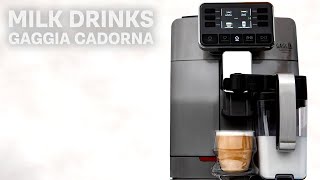 How to Make Milk Drinks on Gaggia Cadorna Espresso Machines [upl. by Rickard353]