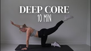 10 MIN DEEP CORE WORKOUT [upl. by Yaker525]