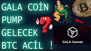 GALA COÄ°N 10 CENT YÃœKSELÄ°Åž BEKLÄ°YORUMðŸš¨BÄ°TCOÄ°N ve GALA COÄ°N HABERLER Ã‡OK Ä°YÄ° [upl. by Hurff258]