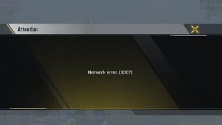 Fix Call of duty warzone network error 3007 COD mw game play not working Call of duty server down [upl. by Nicolis255]