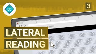 Check Yourself with Lateral Reading Crash Course Navigating Digital Information 3 [upl. by Esetal]